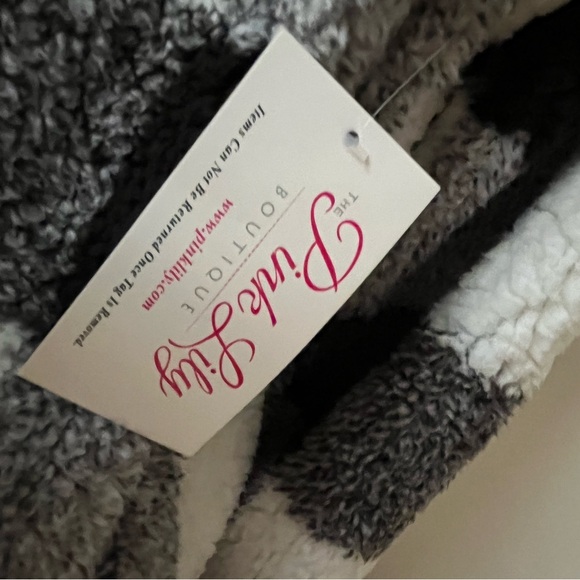 Pink Lily Sherpa zippered pullover - XL NWT - Picture 3 of 3